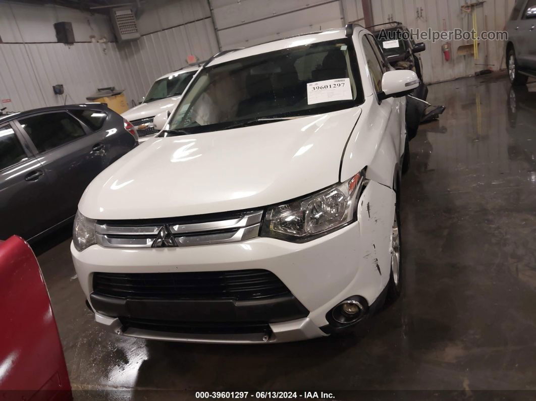 2015 Mitsubishi Outlander Se Белый vin: JA4AZ3A33FZ004904