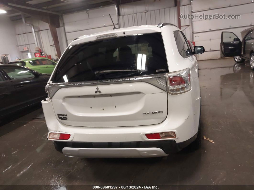 2015 Mitsubishi Outlander Se White vin: JA4AZ3A33FZ004904