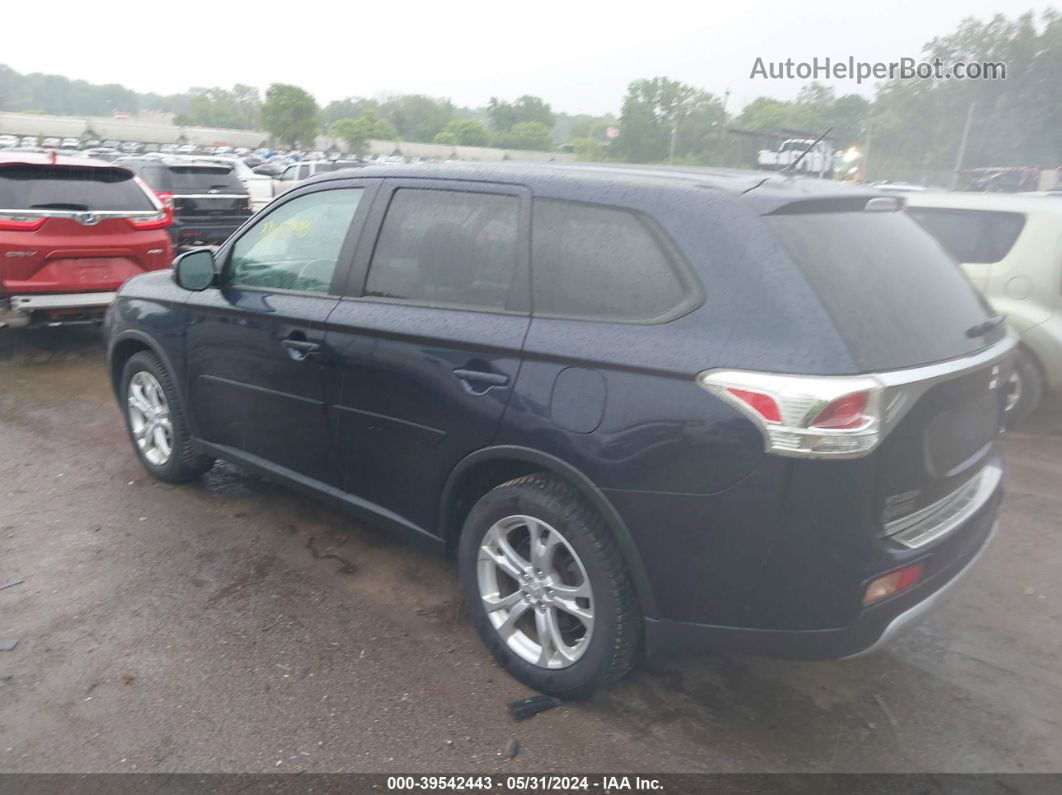 2015 Mitsubishi Outlander Se Blue vin: JA4AZ3A33FZ011691