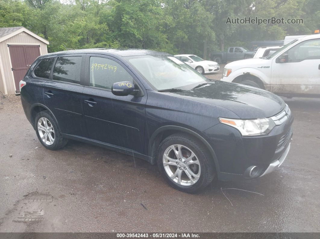 2015 Mitsubishi Outlander Se Blue vin: JA4AZ3A33FZ011691