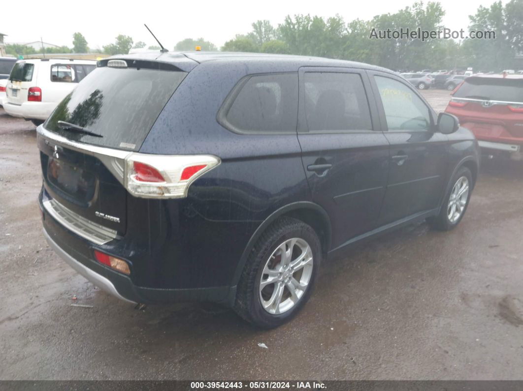 2015 Mitsubishi Outlander Se Blue vin: JA4AZ3A33FZ011691