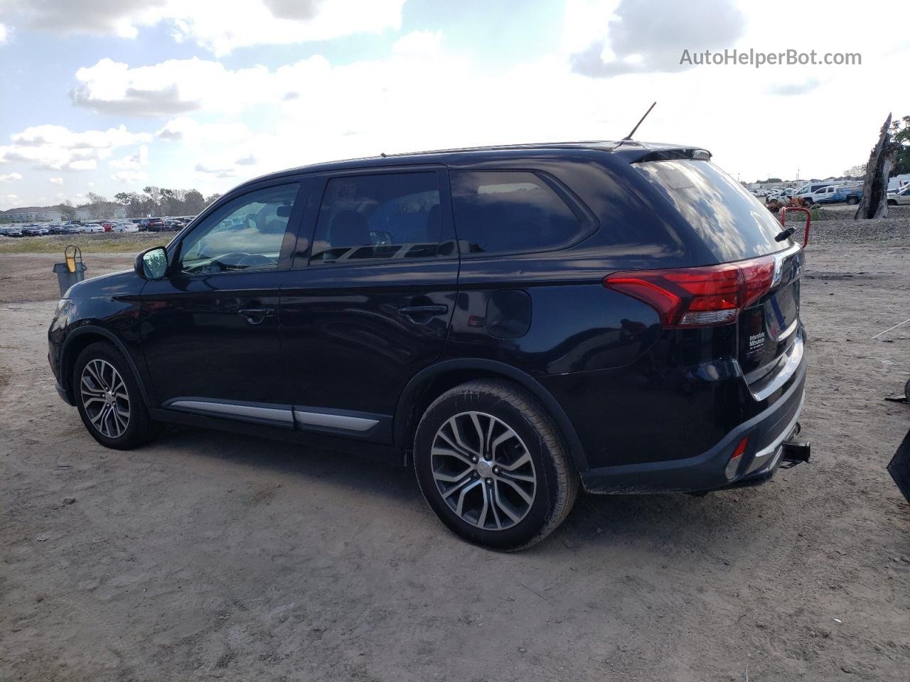 2016 Mitsubishi Outlander Se Черный vin: JA4AZ3A33GZ014947