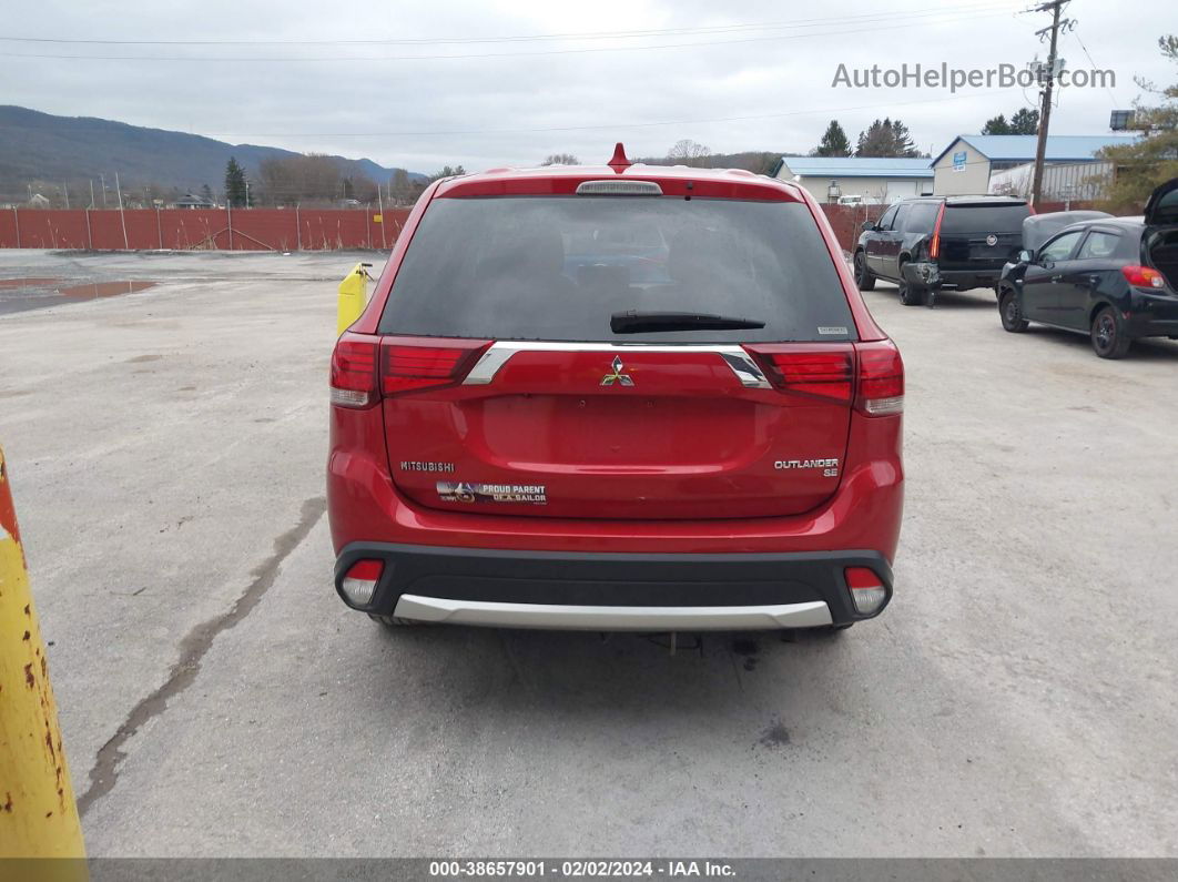 2017 Mitsubishi Outlander Se/sel Red vin: JA4AZ3A33HZ037517