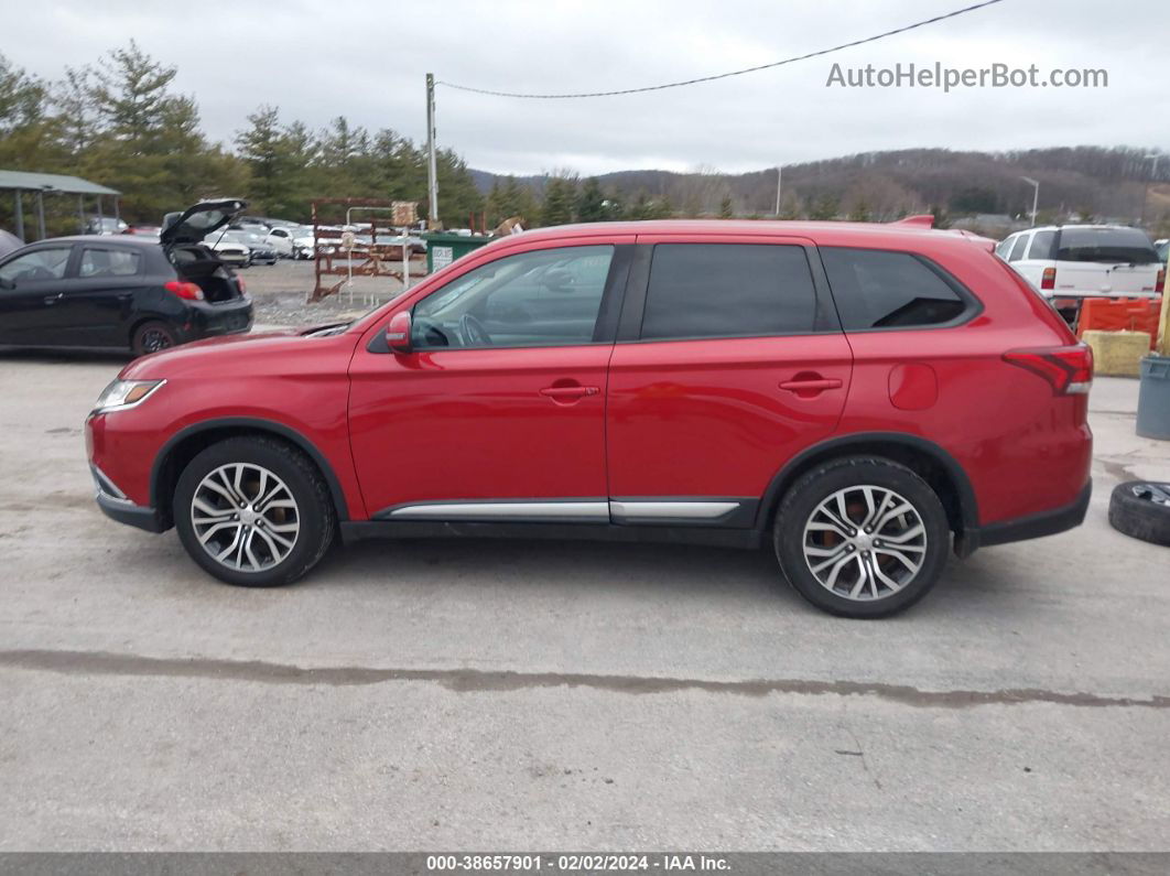 2017 Mitsubishi Outlander Se/sel Red vin: JA4AZ3A33HZ037517