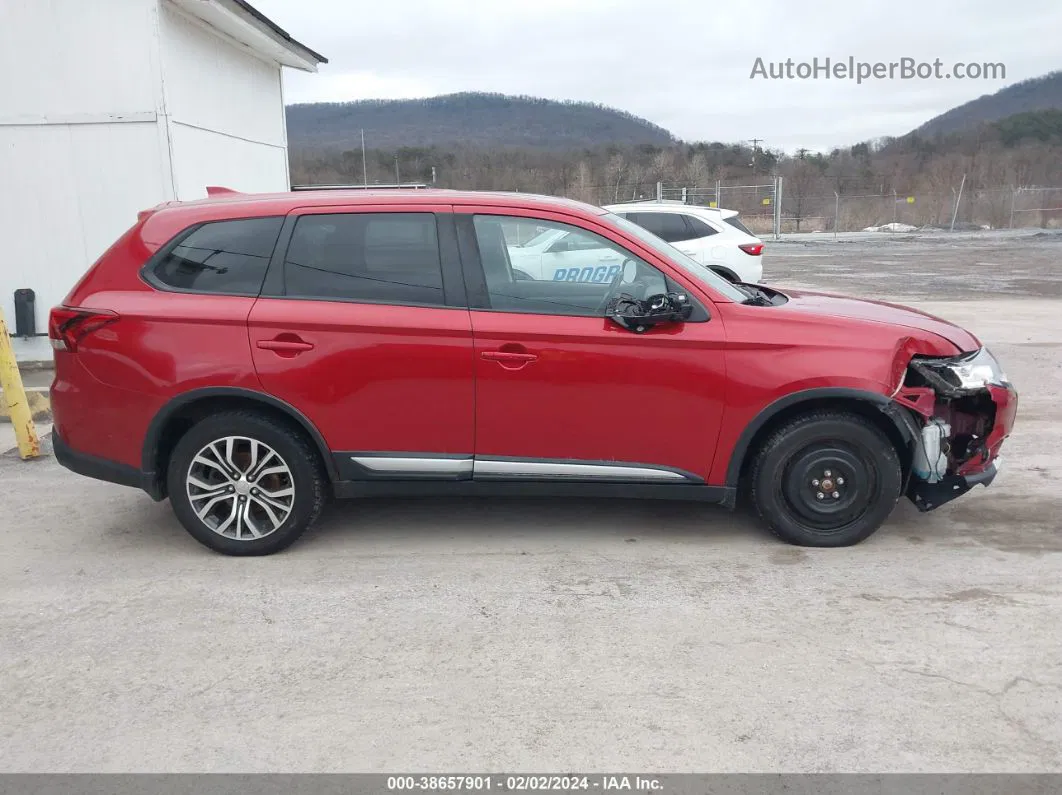 2017 Mitsubishi Outlander Se/sel Red vin: JA4AZ3A33HZ037517