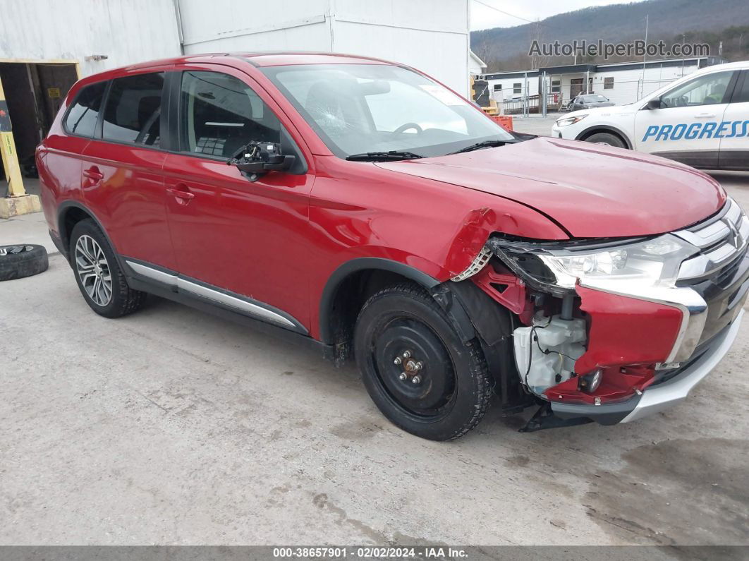 2017 Mitsubishi Outlander Se/sel Red vin: JA4AZ3A33HZ037517