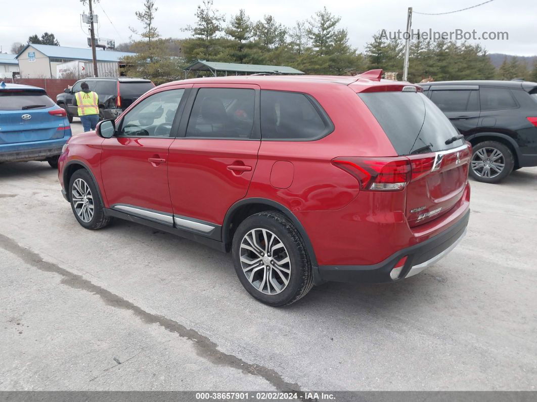 2017 Mitsubishi Outlander Se/sel Red vin: JA4AZ3A33HZ037517