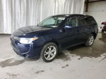 2014 Mitsubishi Outlander Se Синий vin: JA4AZ3A34EZ013724