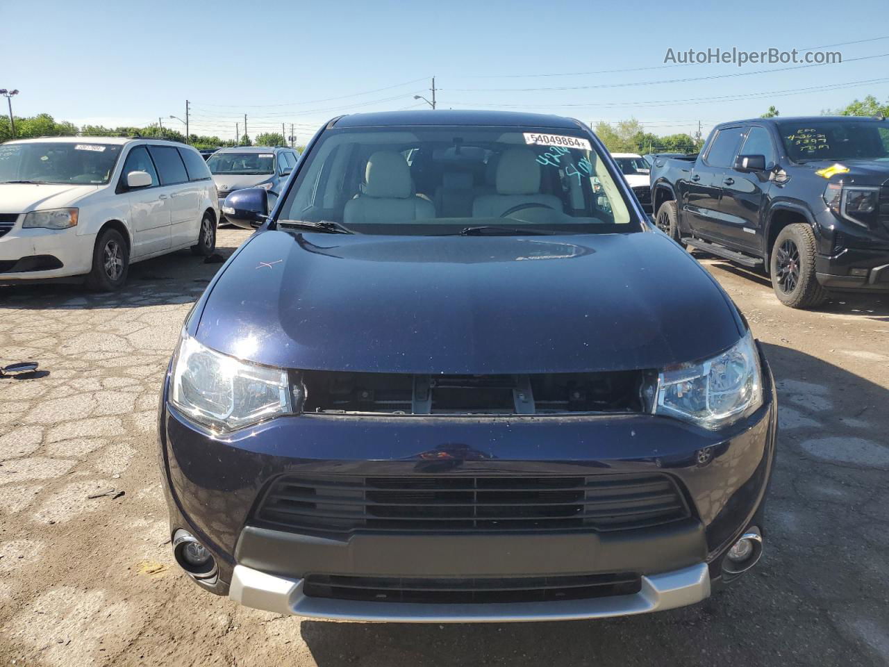 2015 Mitsubishi Outlander Se Blue vin: JA4AZ3A34FZ009495