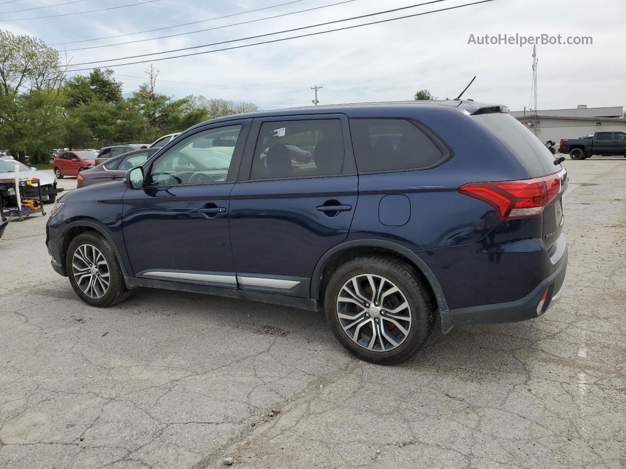 2016 Mitsubishi Outlander Se Blue vin: JA4AZ3A34GZ004010