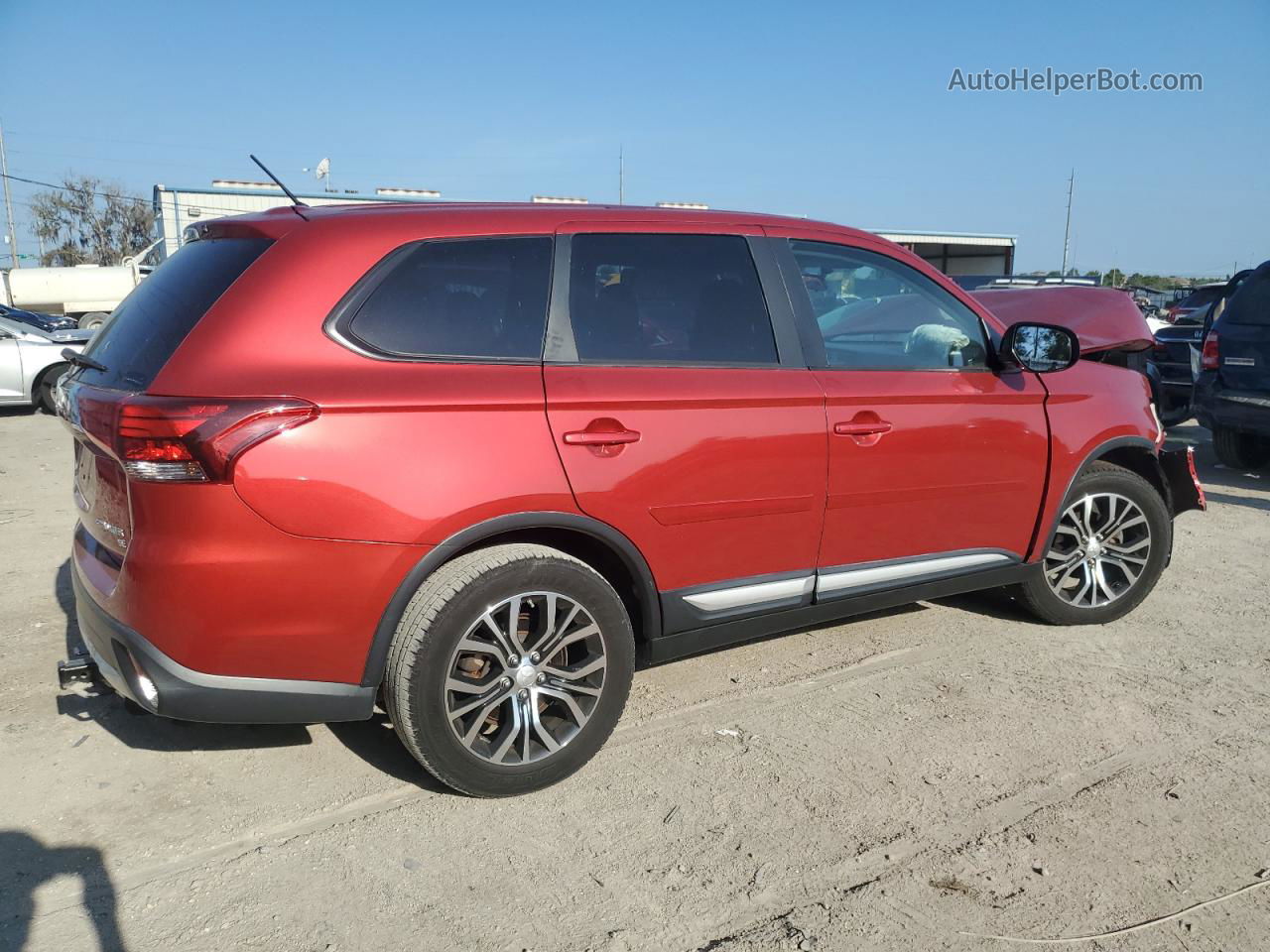 2016 Mitsubishi Outlander Se Red vin: JA4AZ3A34GZ007697