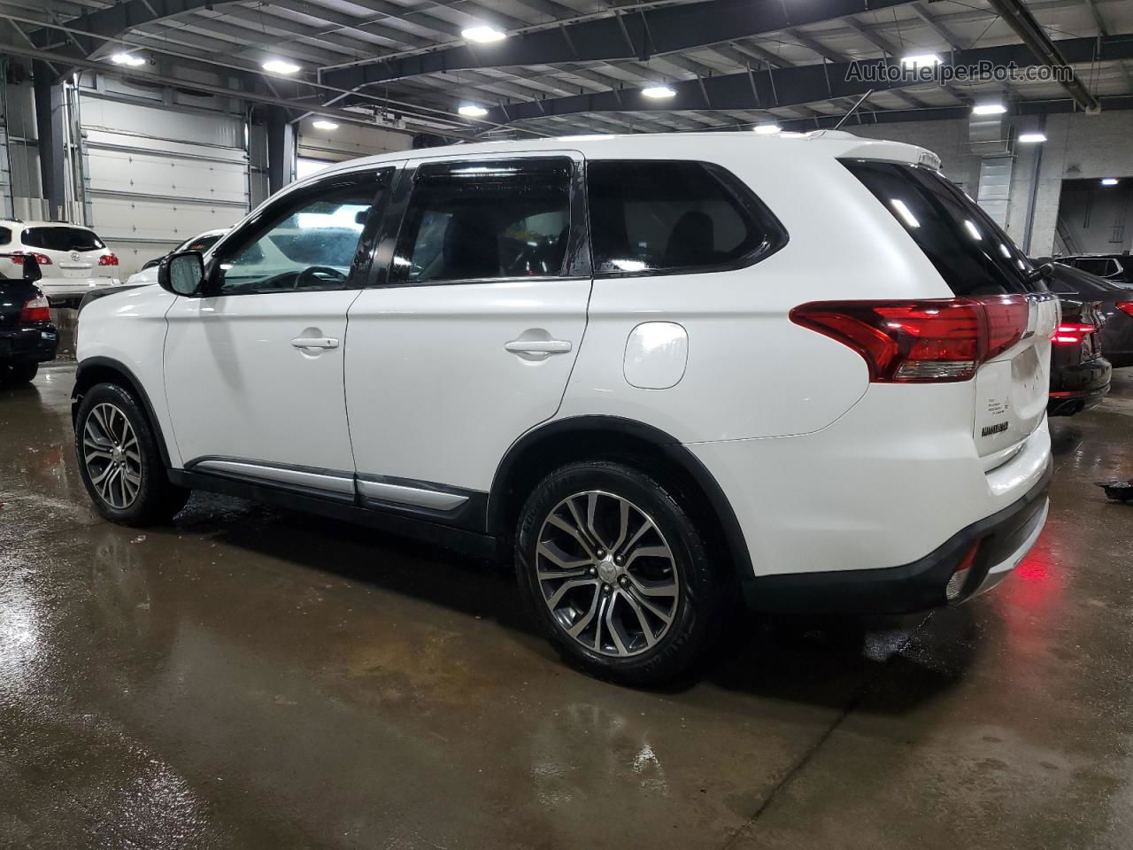 2016 Mitsubishi Outlander Se White vin: JA4AZ3A34GZ033264