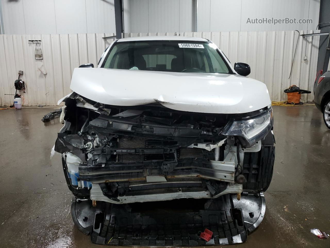 2016 Mitsubishi Outlander Se White vin: JA4AZ3A34GZ033264