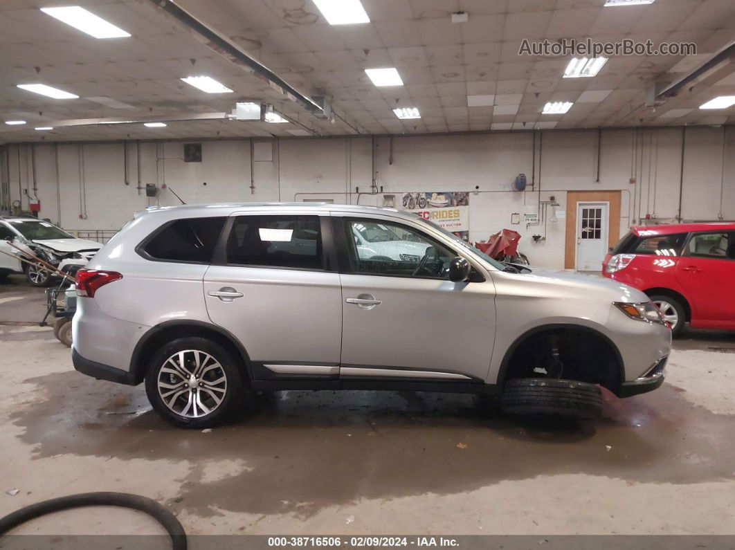 2016 Mitsubishi Outlander Es Gray vin: JA4AZ3A34GZ039520