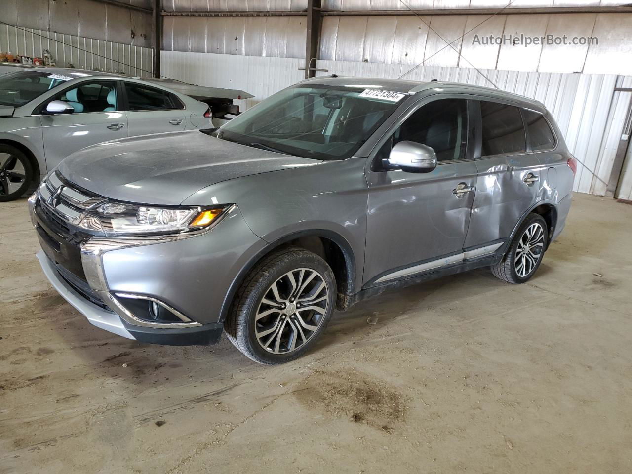 2017 Mitsubishi Outlander Se Gray vin: JA4AZ3A34HZ051846