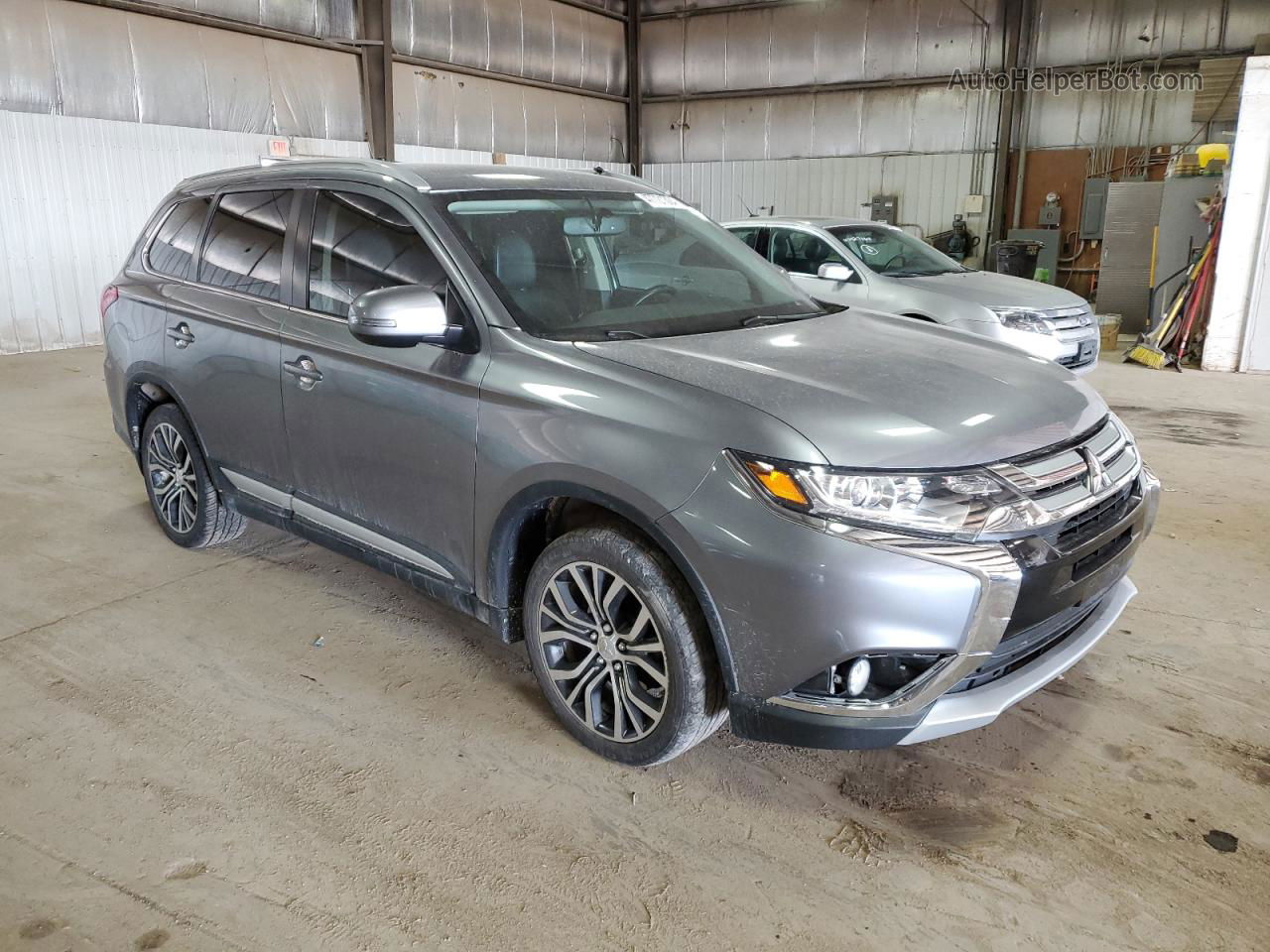 2017 Mitsubishi Outlander Se Gray vin: JA4AZ3A34HZ051846