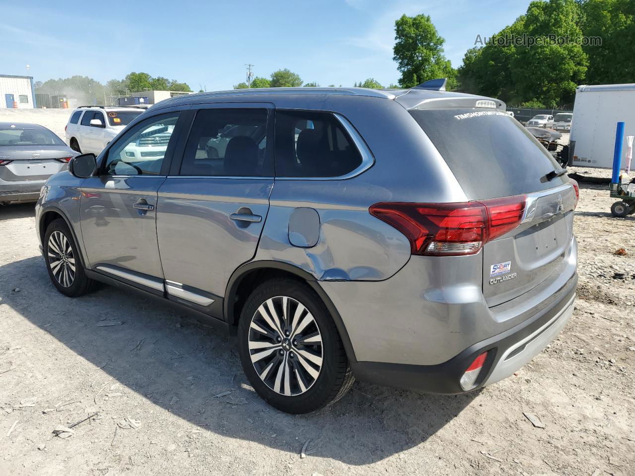 2020 Mitsubishi Outlander Se Серый vin: JA4AZ3A34LZ024199