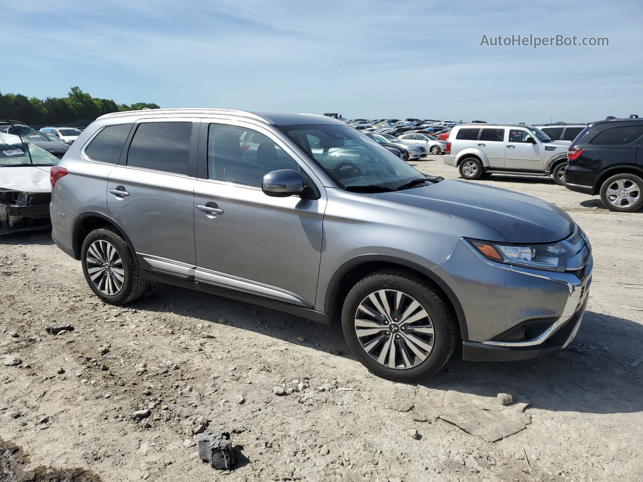 2020 Mitsubishi Outlander Se Серый vin: JA4AZ3A34LZ024199