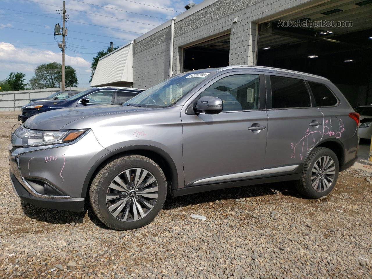 2020 Mitsubishi Outlander Se Silver vin: JA4AZ3A34LZ024459