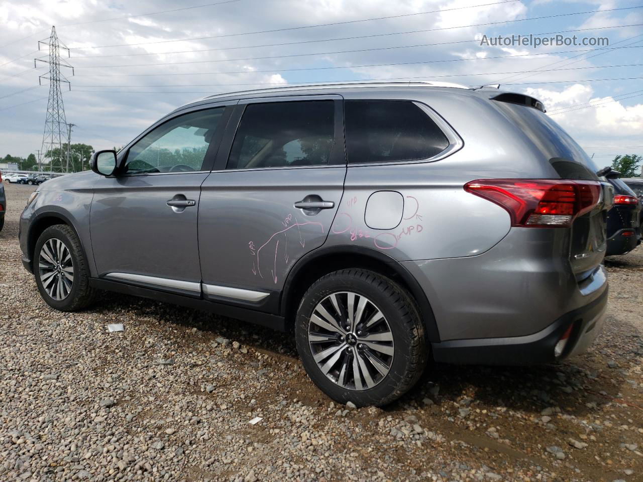 2020 Mitsubishi Outlander Se Silver vin: JA4AZ3A34LZ024459