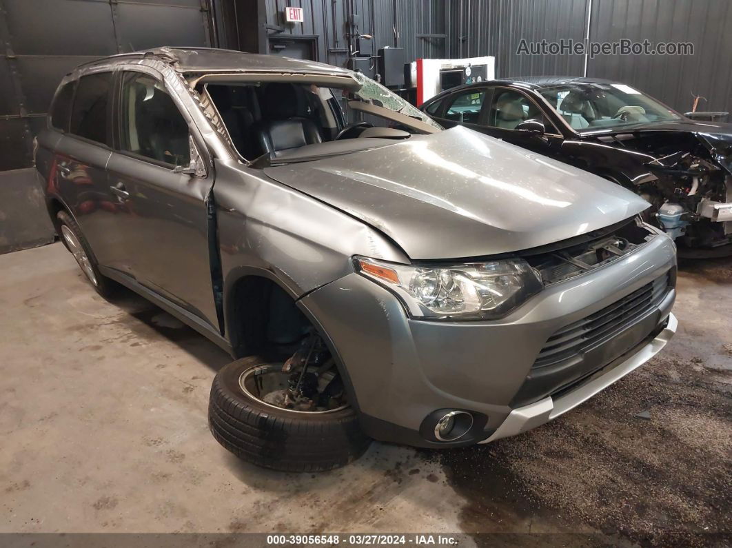 2015 Mitsubishi Outlander Se Gray vin: JA4AZ3A35FZ000465