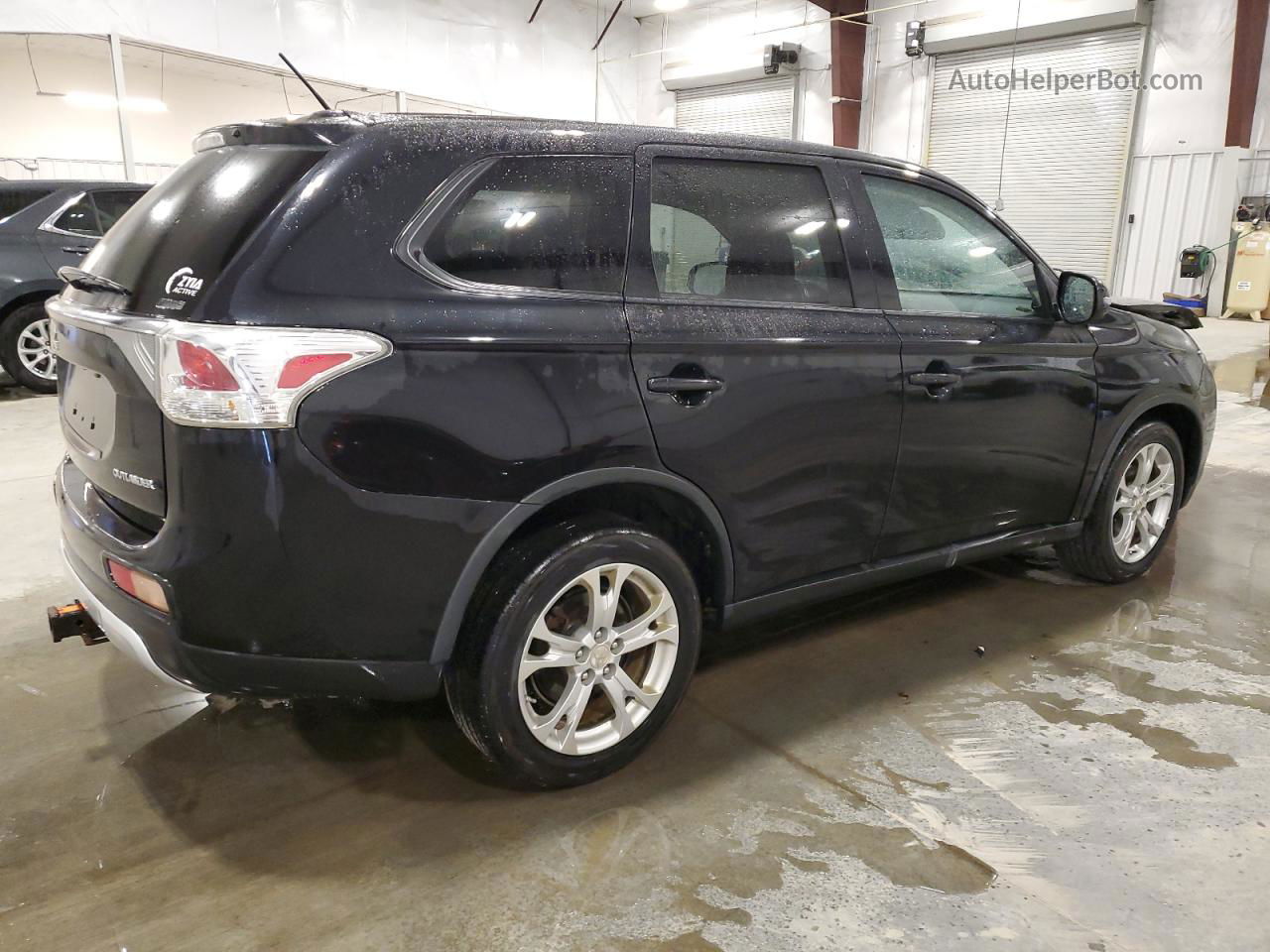 2015 Mitsubishi Outlander Se Черный vin: JA4AZ3A35FZ006461