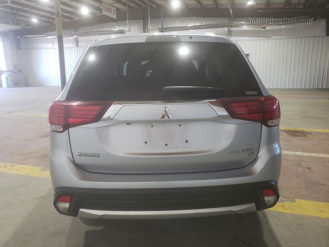 2016 Mitsubishi Outlander Se Silver vin: JA4AZ3A35GZ007482