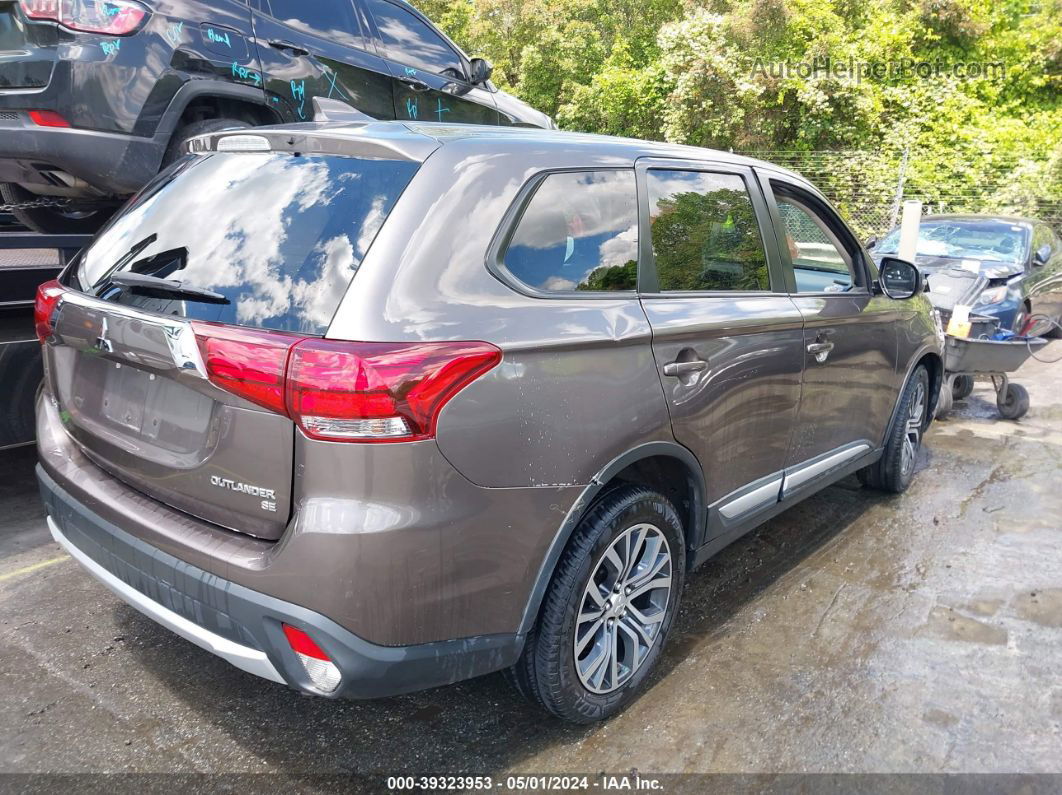 2017 Mitsubishi Outlander Se Gray vin: JA4AZ3A35HZ016328