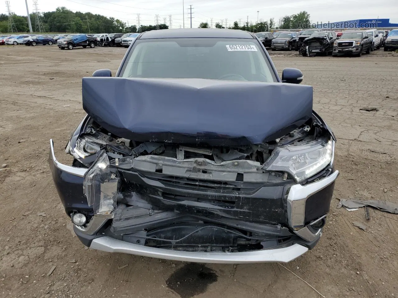 2017 Mitsubishi Outlander Se Blue vin: JA4AZ3A35HZ061902