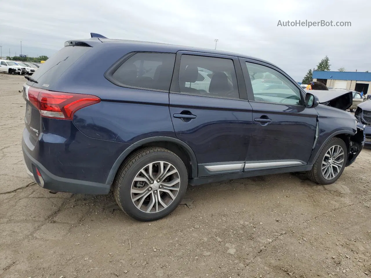 2017 Mitsubishi Outlander Se Blue vin: JA4AZ3A35HZ061902