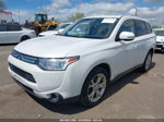 2014 Mitsubishi Outlander Se White vin: JA4AZ3A36EZ002594