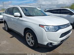 2014 Mitsubishi Outlander Se White vin: JA4AZ3A36EZ002594