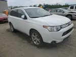 2014 Mitsubishi Outlander Se White vin: JA4AZ3A36EZ008783