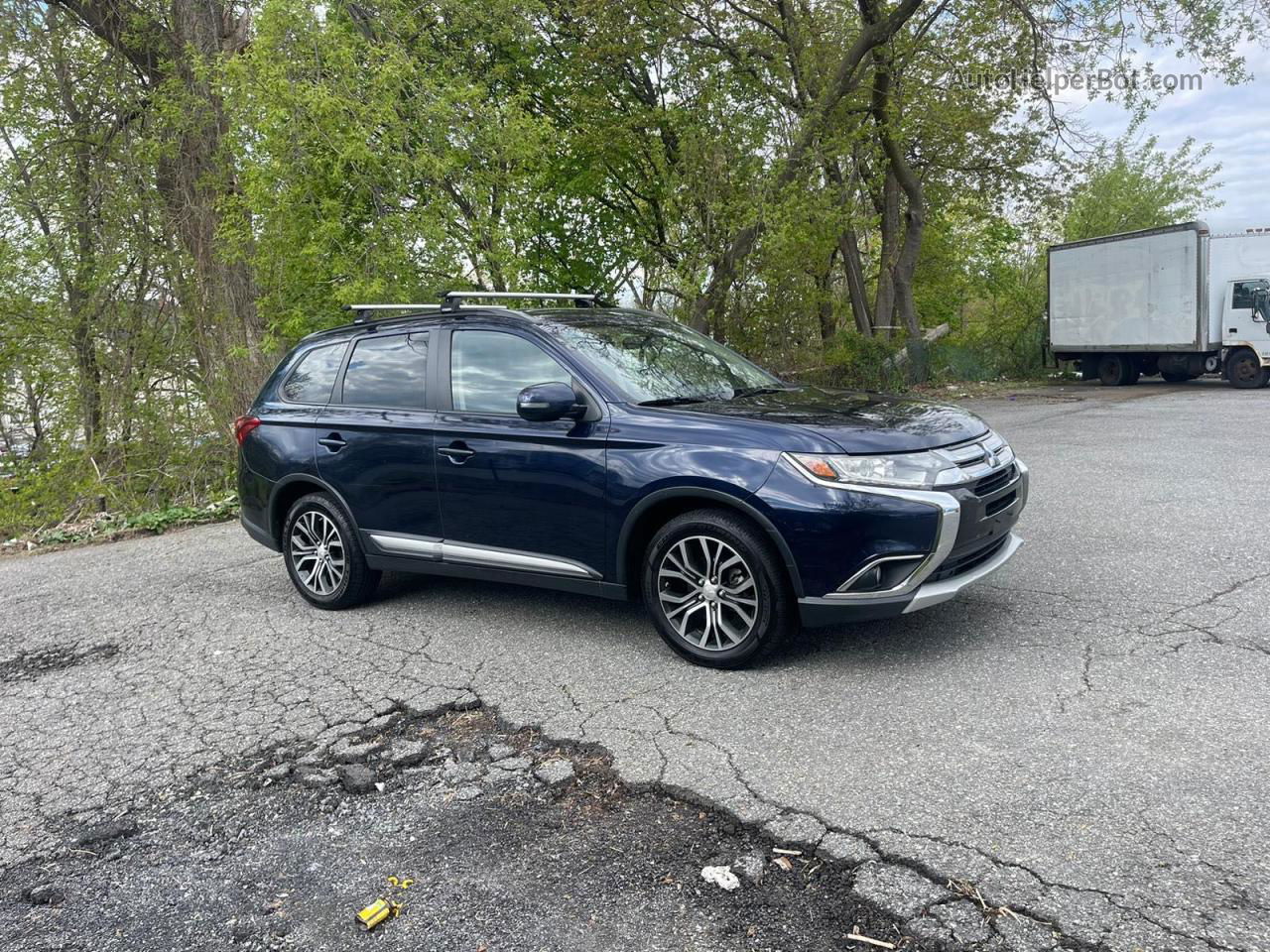 2016 Mitsubishi Outlander Se Blue vin: JA4AZ3A36GZ021164