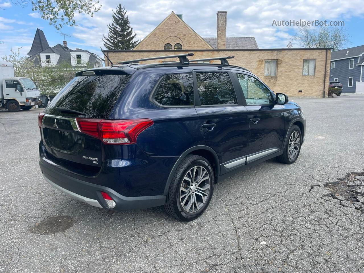 2016 Mitsubishi Outlander Se Blue vin: JA4AZ3A36GZ021164