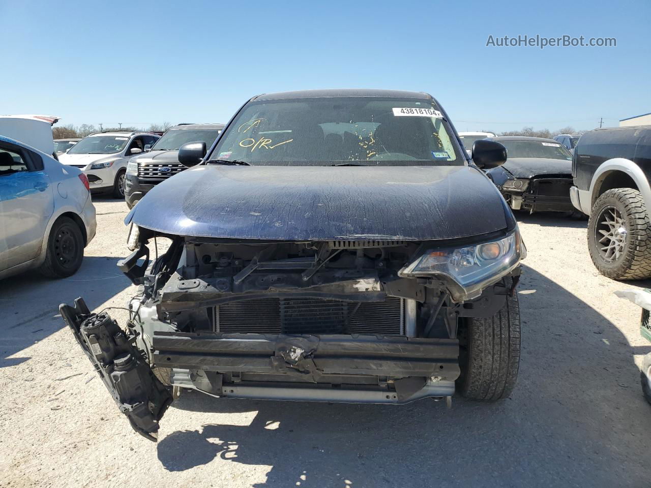 2016 Mitsubishi Outlander Se Blue vin: JA4AZ3A36GZ041527