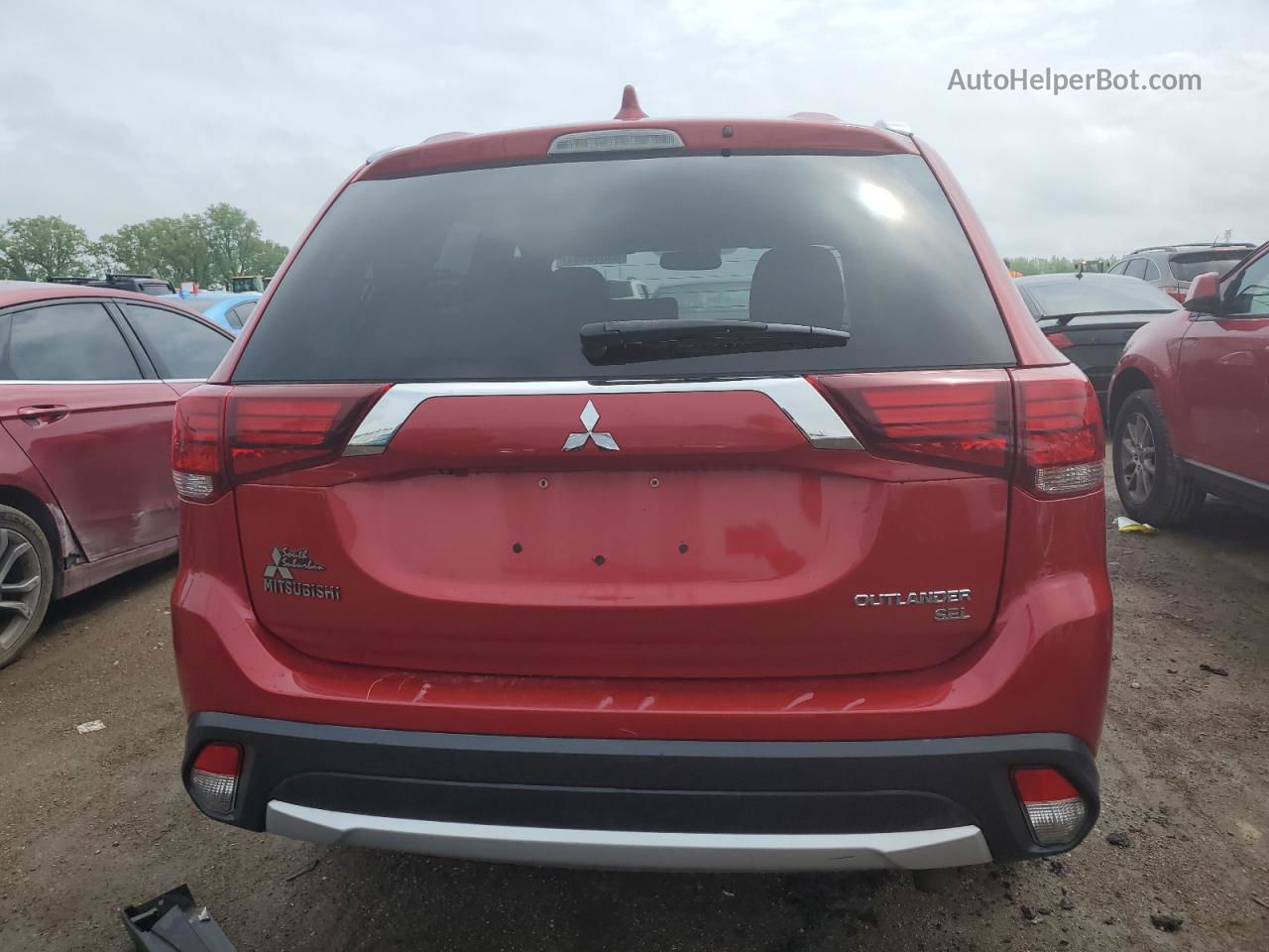 2017 Mitsubishi Outlander Se Red vin: JA4AZ3A36HZ006438