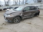 2017 Mitsubishi Outlander Se Brown vin: JA4AZ3A36HZ008769