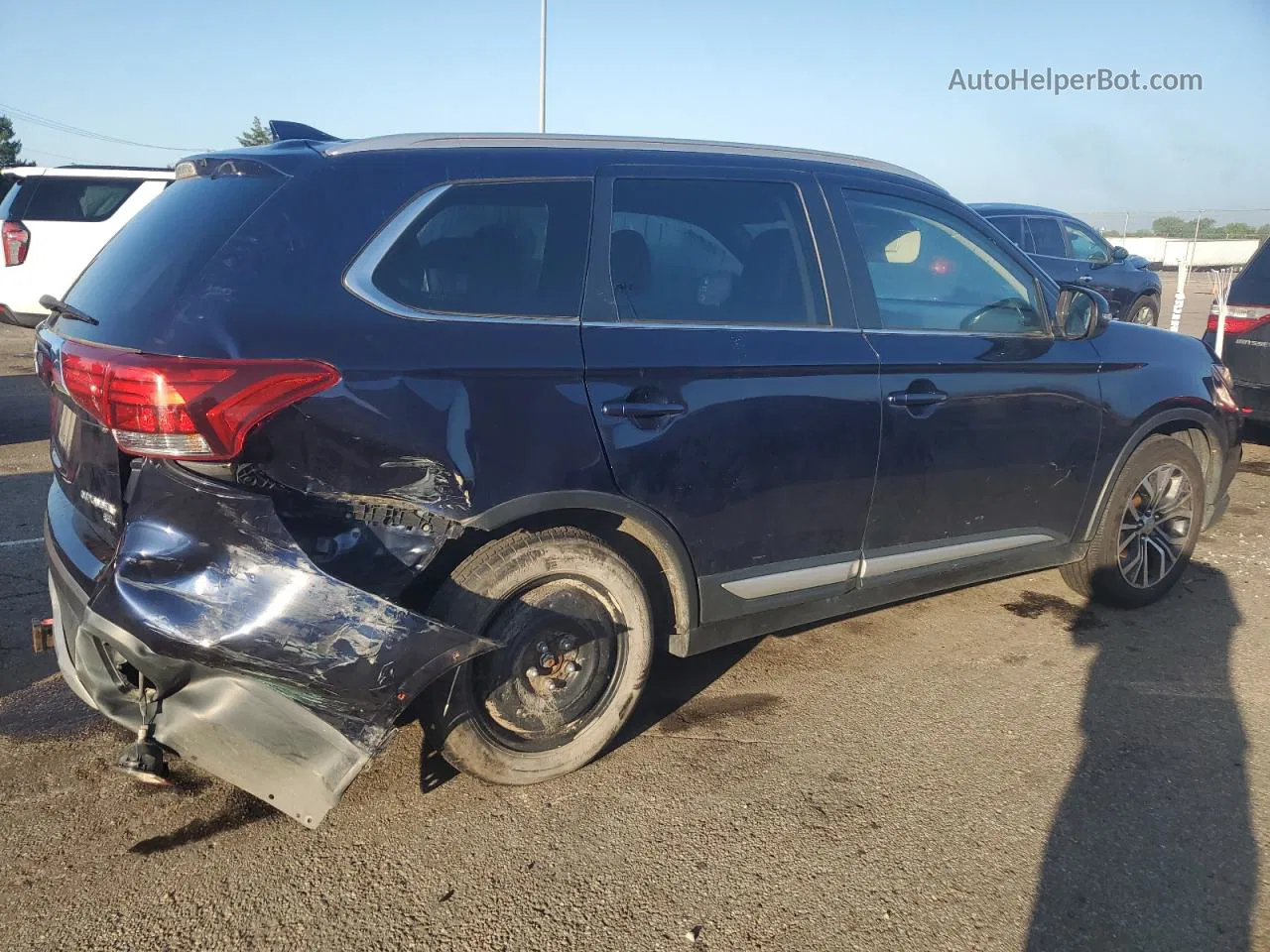 2017 Mitsubishi Outlander Se Blue vin: JA4AZ3A36HZ025426