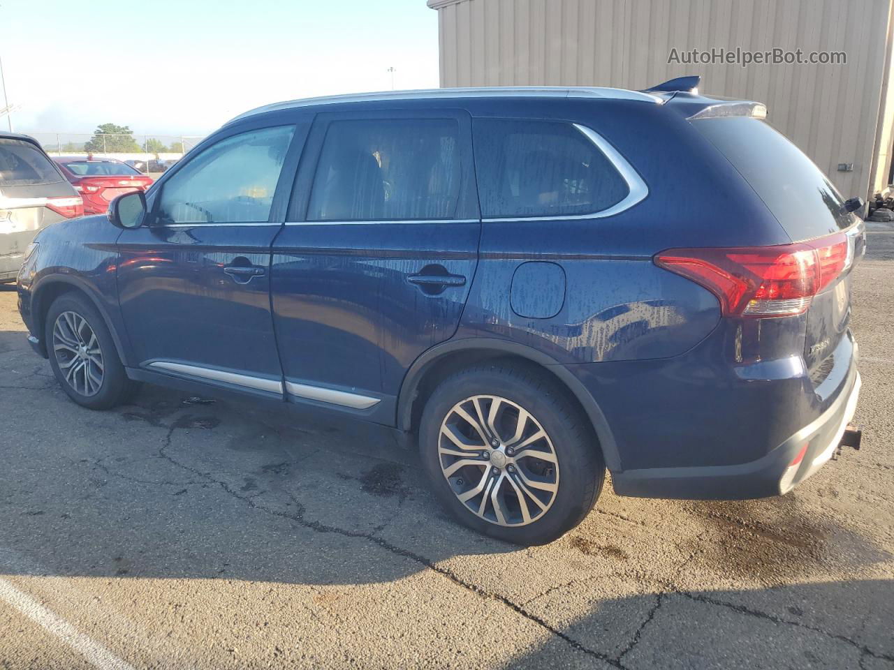 2017 Mitsubishi Outlander Se Blue vin: JA4AZ3A36HZ025426