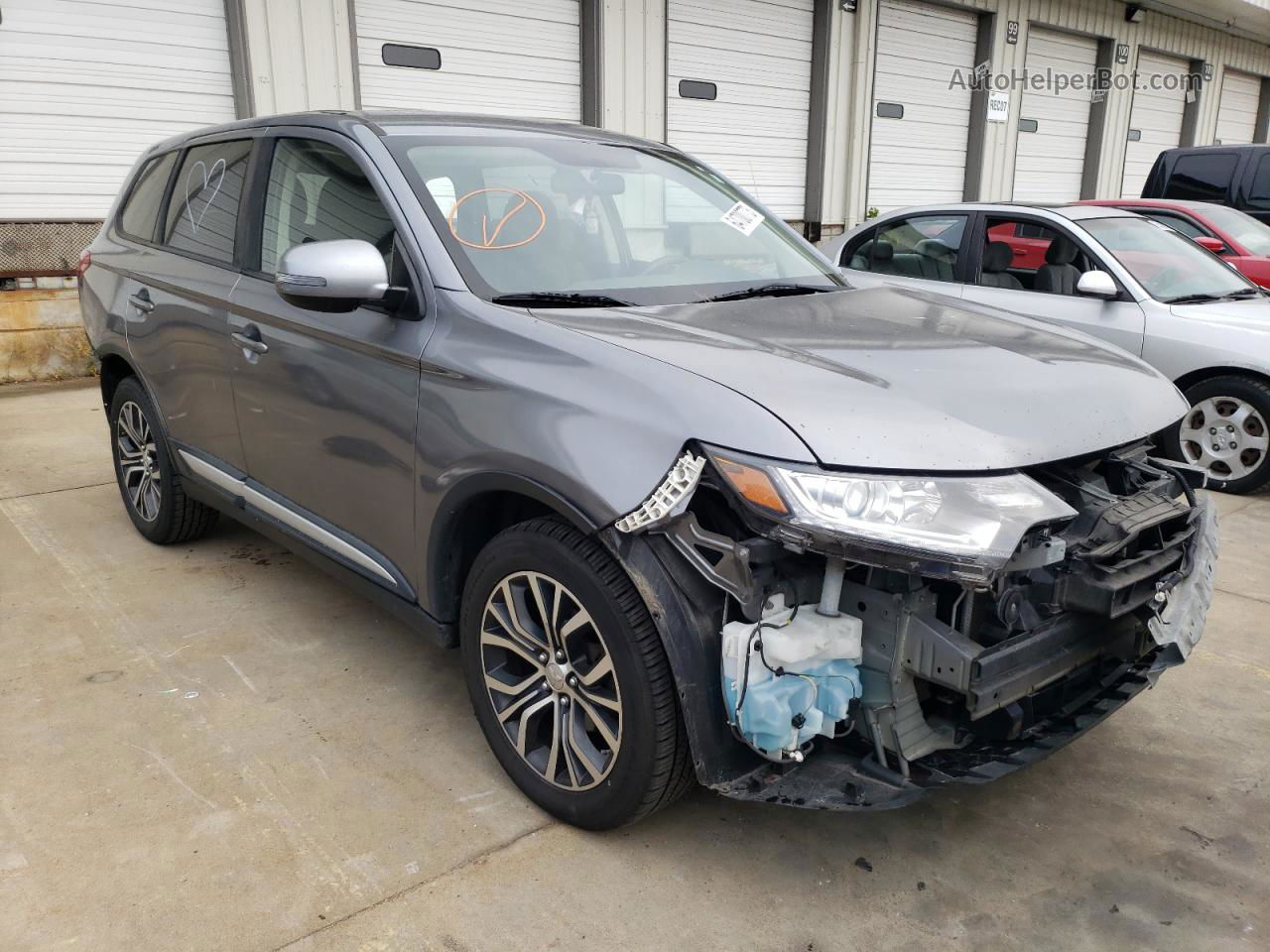 2017 Mitsubishi Outlander Se Silver vin: JA4AZ3A36HZ045661