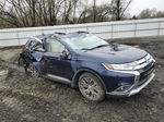 2017 Mitsubishi Outlander Se Синий vin: JA4AZ3A36HZ049077