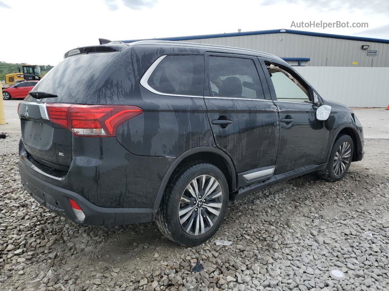 2020 Mitsubishi Outlander Se Черный vin: JA4AZ3A36LZ034751