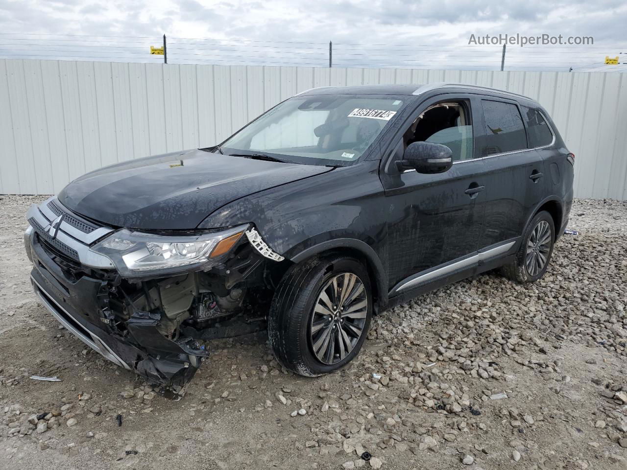 2020 Mitsubishi Outlander Se Черный vin: JA4AZ3A36LZ034751