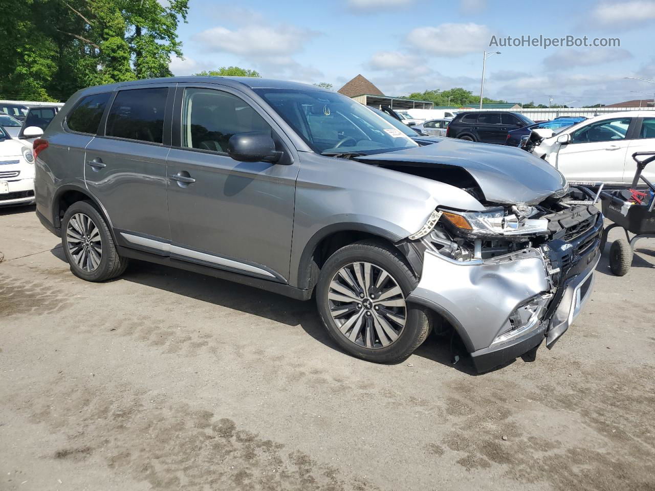 2020 Mitsubishi Outlander Se Silver vin: JA4AZ3A36LZ048519