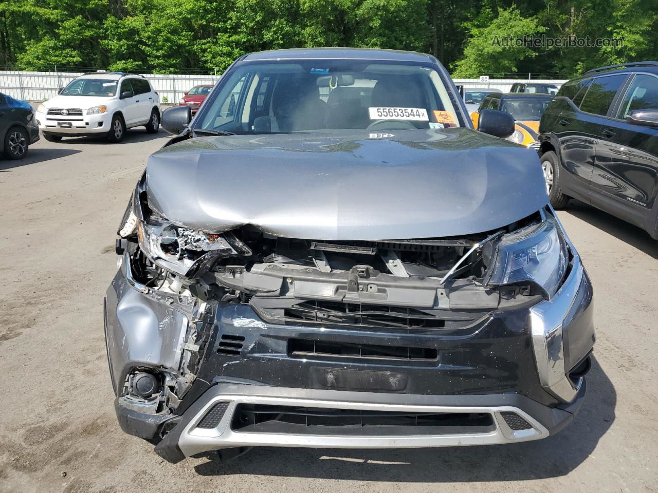 2020 Mitsubishi Outlander Se Silver vin: JA4AZ3A36LZ048519