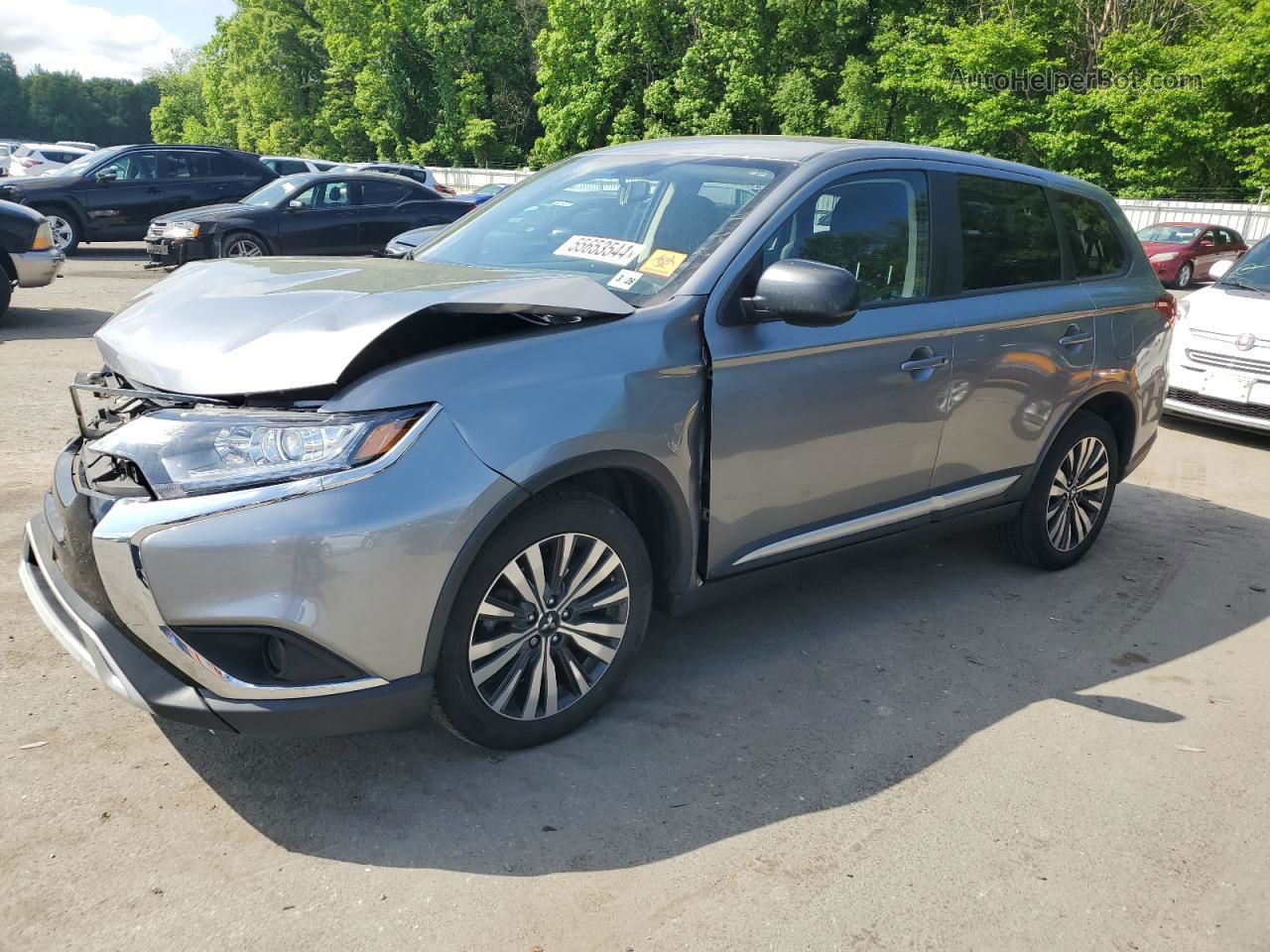 2020 Mitsubishi Outlander Se Silver vin: JA4AZ3A36LZ048519