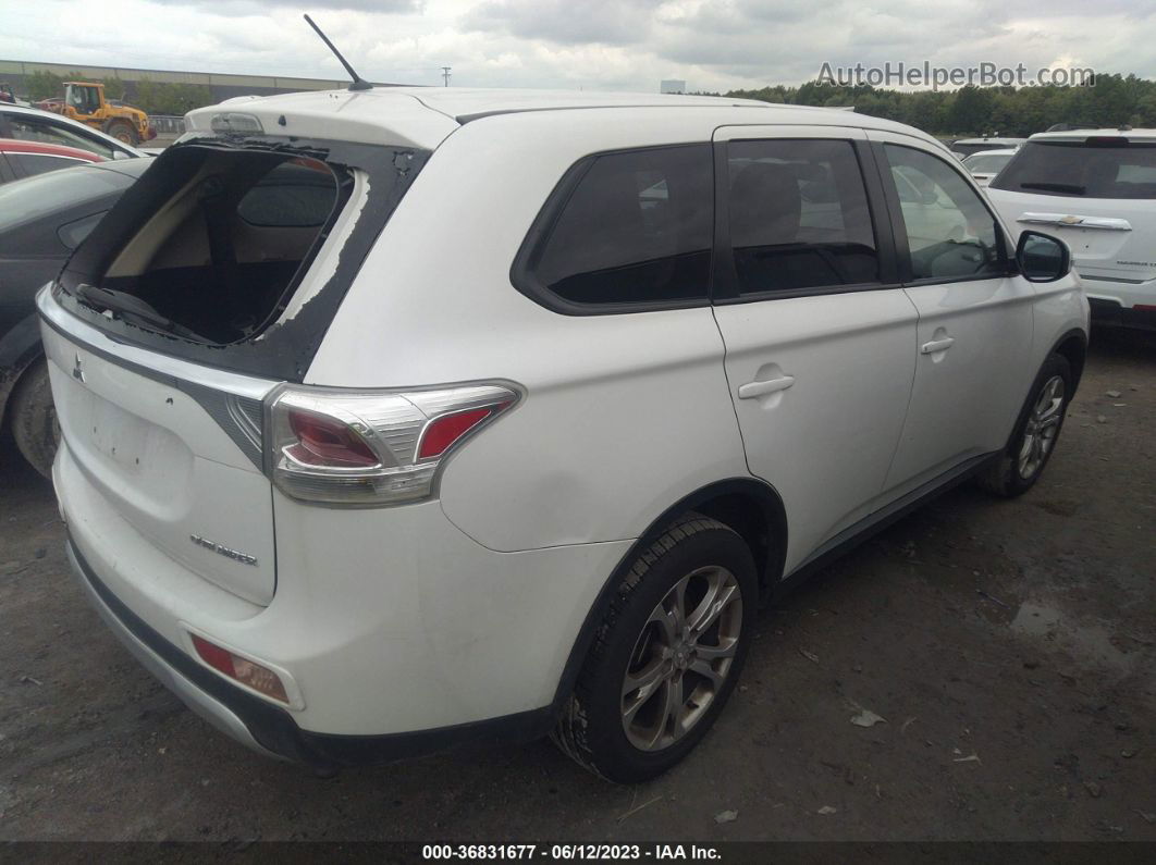 2015 Mitsubishi Outlander Se White vin: JA4AZ3A37FZ010902