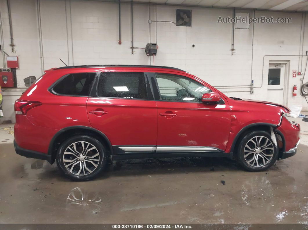 2016 Mitsubishi Outlander Sel Красный vin: JA4AZ3A37GZ021058