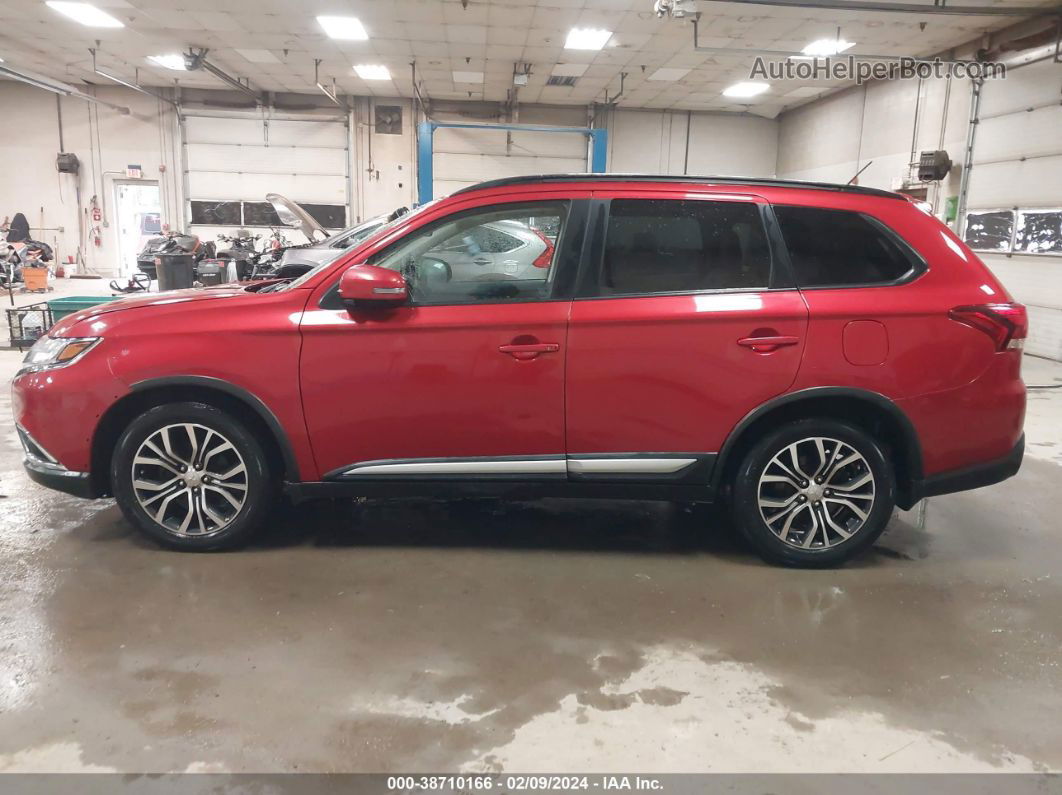 2016 Mitsubishi Outlander Sel Красный vin: JA4AZ3A37GZ021058